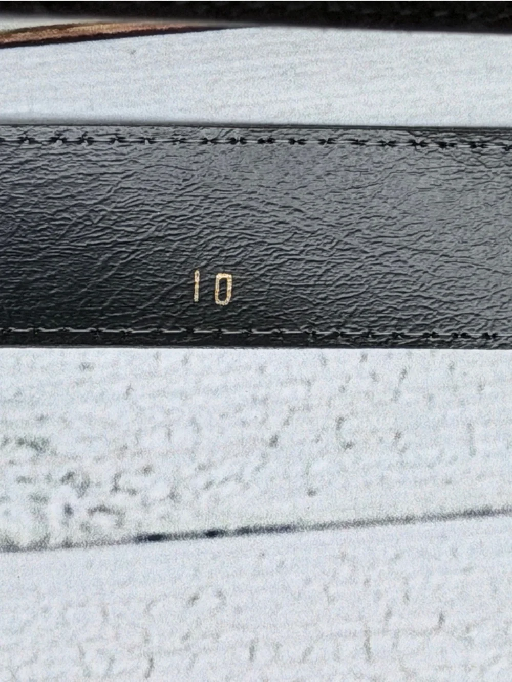 Black Suede Leather Belt | Antique Brass Etched Buckle